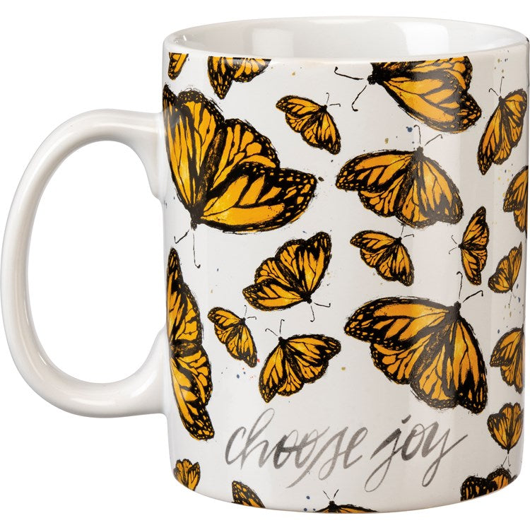 Choose Joy Butterfly Mug