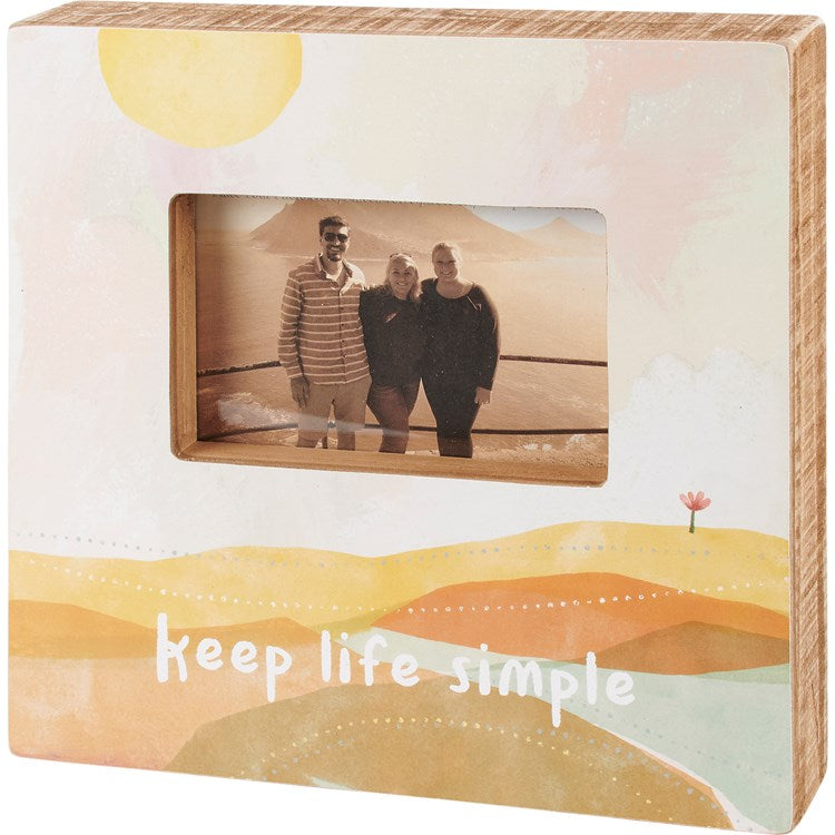 Keep Life Simple Box Frame