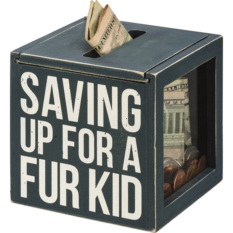 Saving Up For A Fur Kid Bank And Socks Set