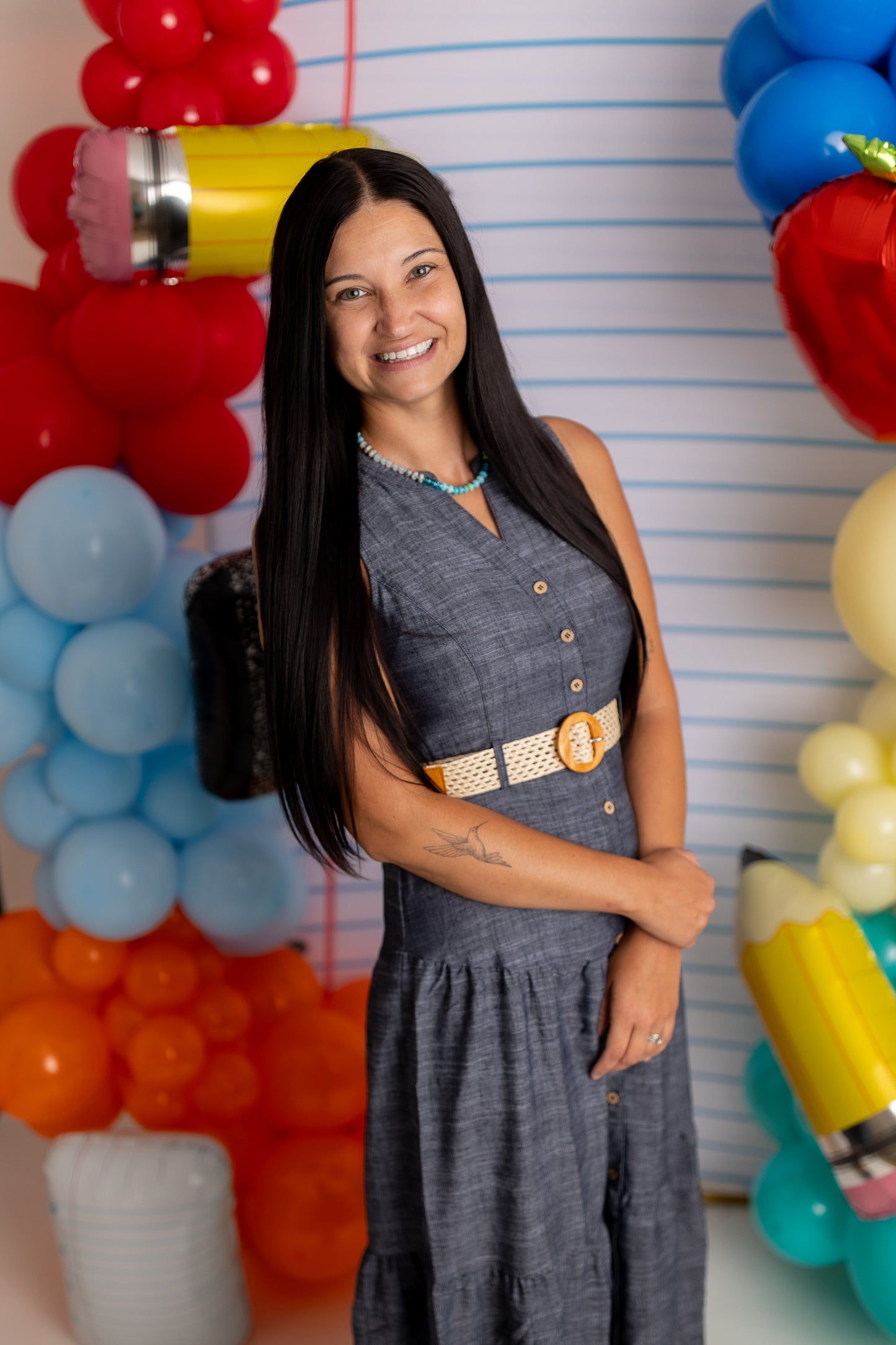 Button Down Belted Tiered Midi Dress | Sleeveless Linen Blend Dress