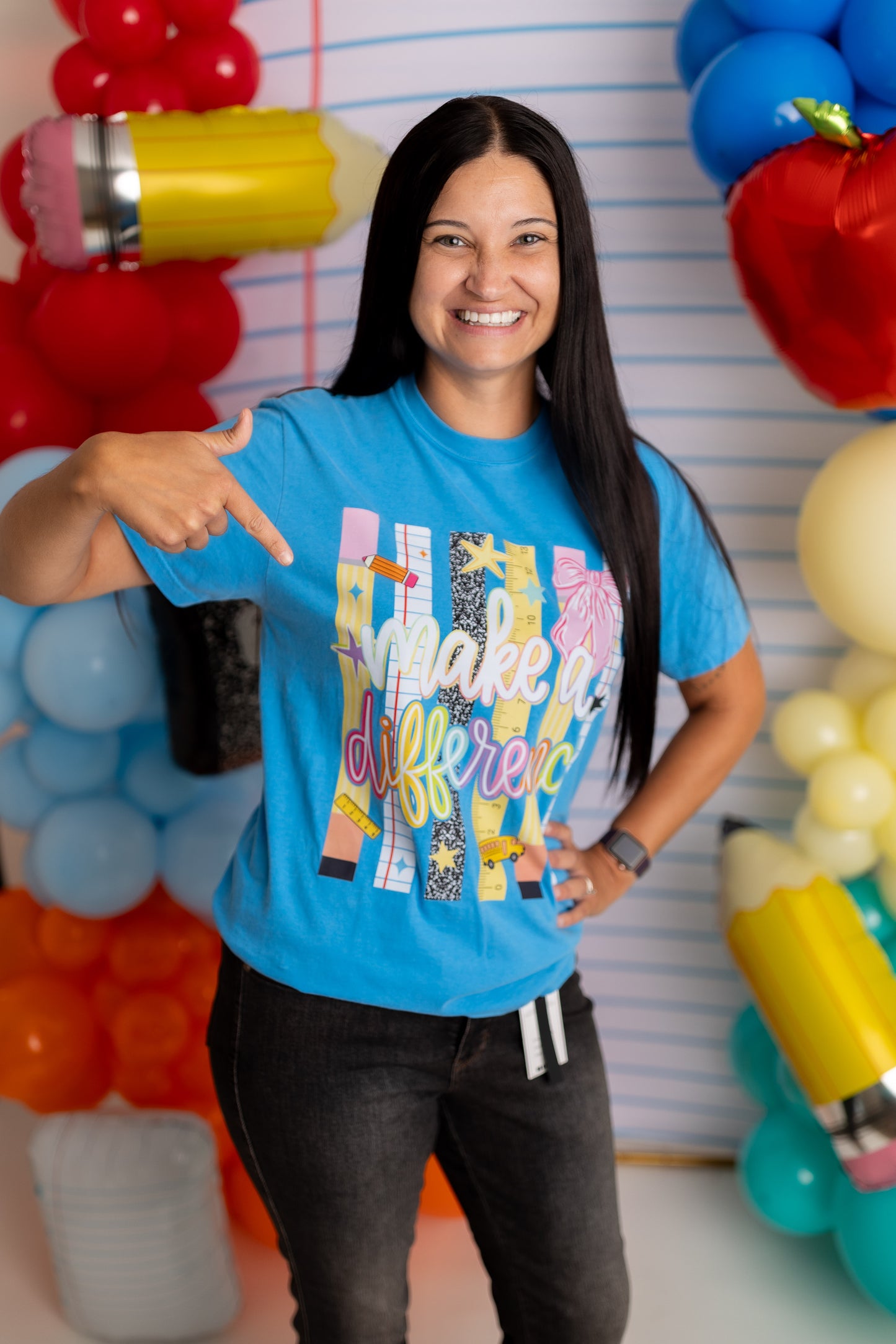 Teacher Essentials Comfort Colors Graphic Tee