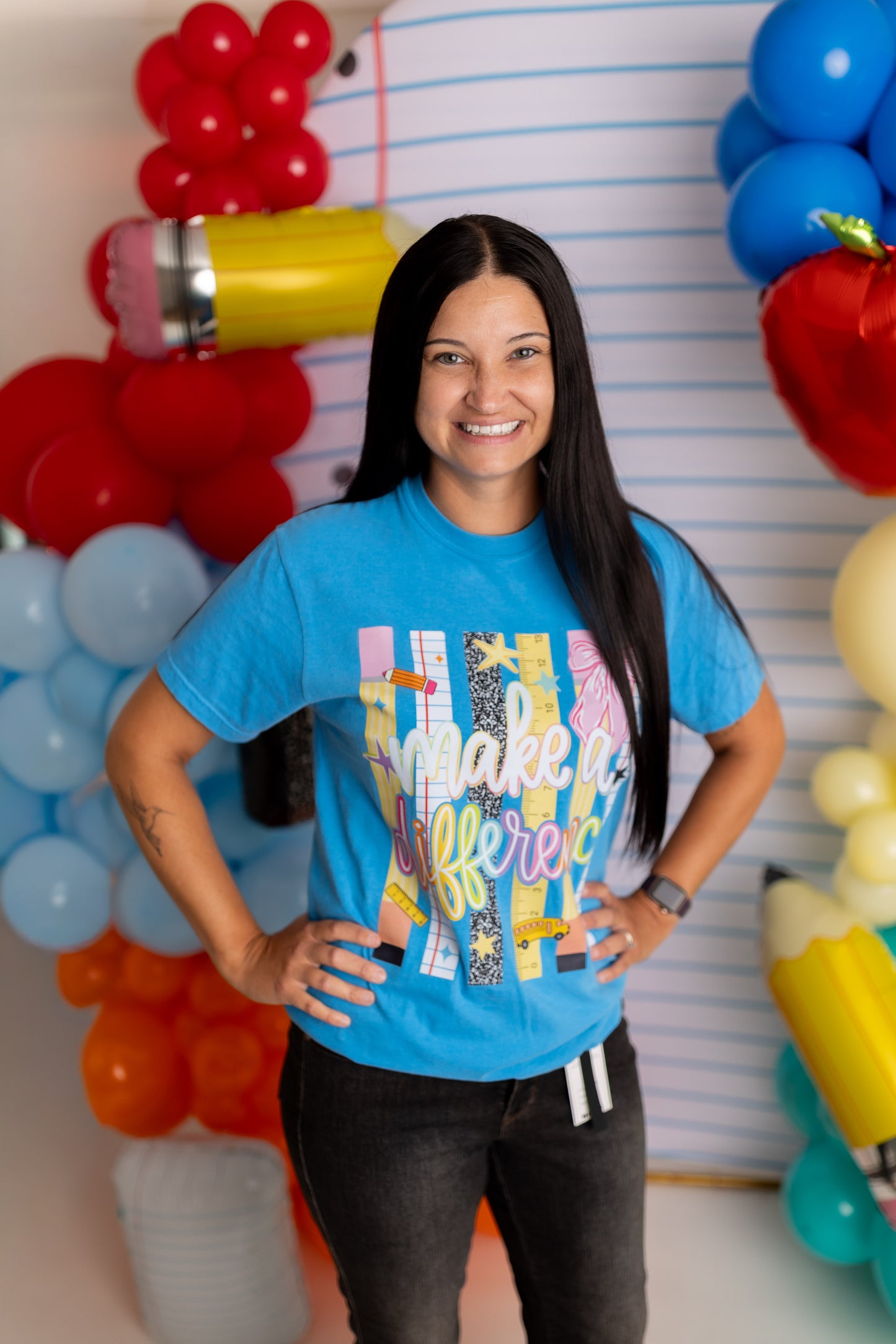 Teacher Essentials Comfort Colors Graphic Tee