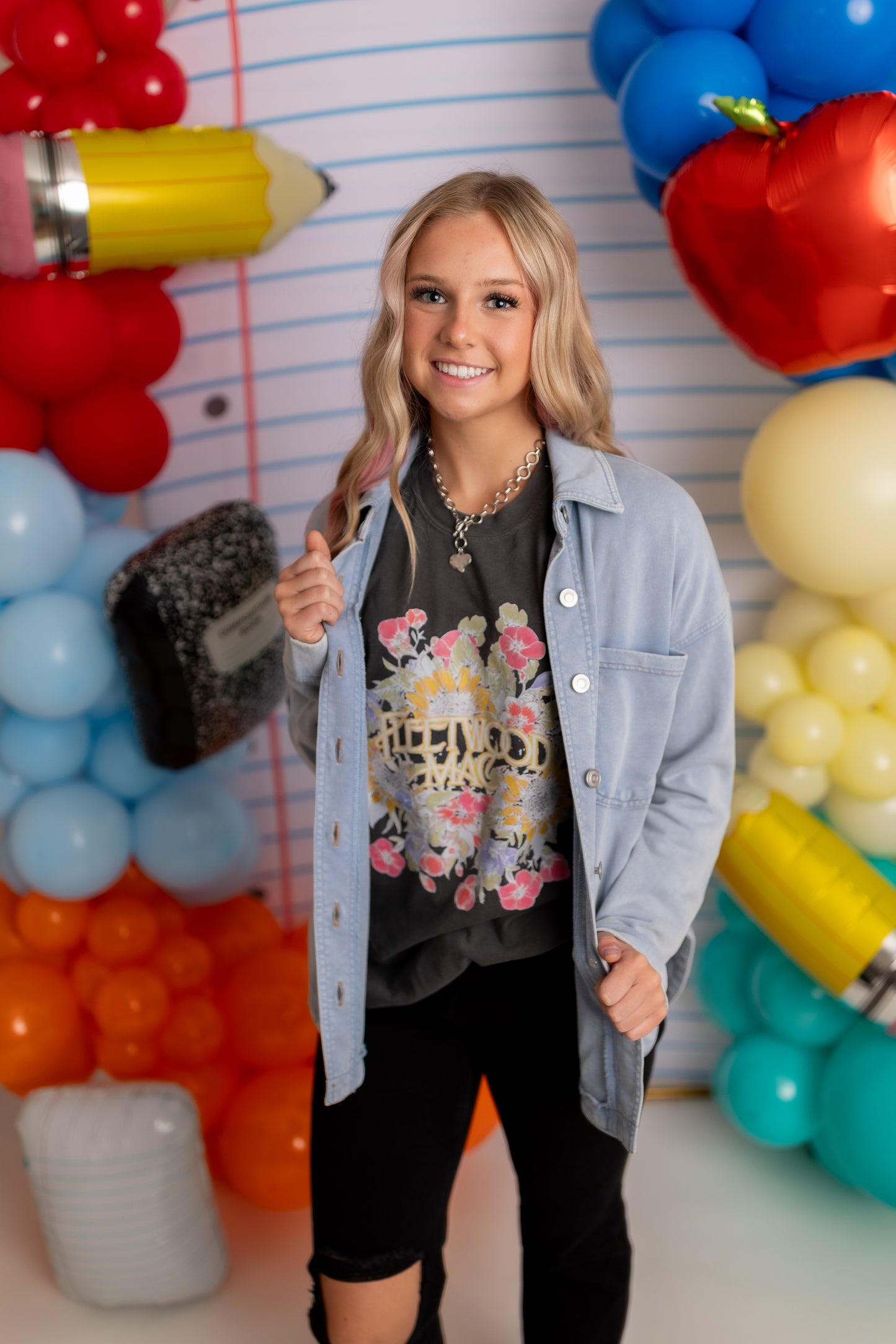 Vintage Floral Band Graphic Comfort Colors Tee