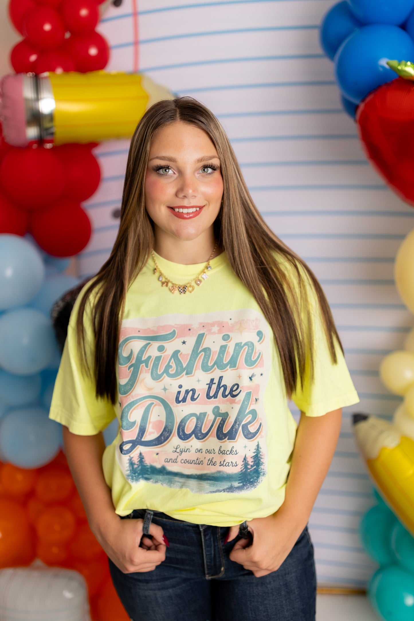 Fishin’ in the Dark Comfort Colors Graphic Tee