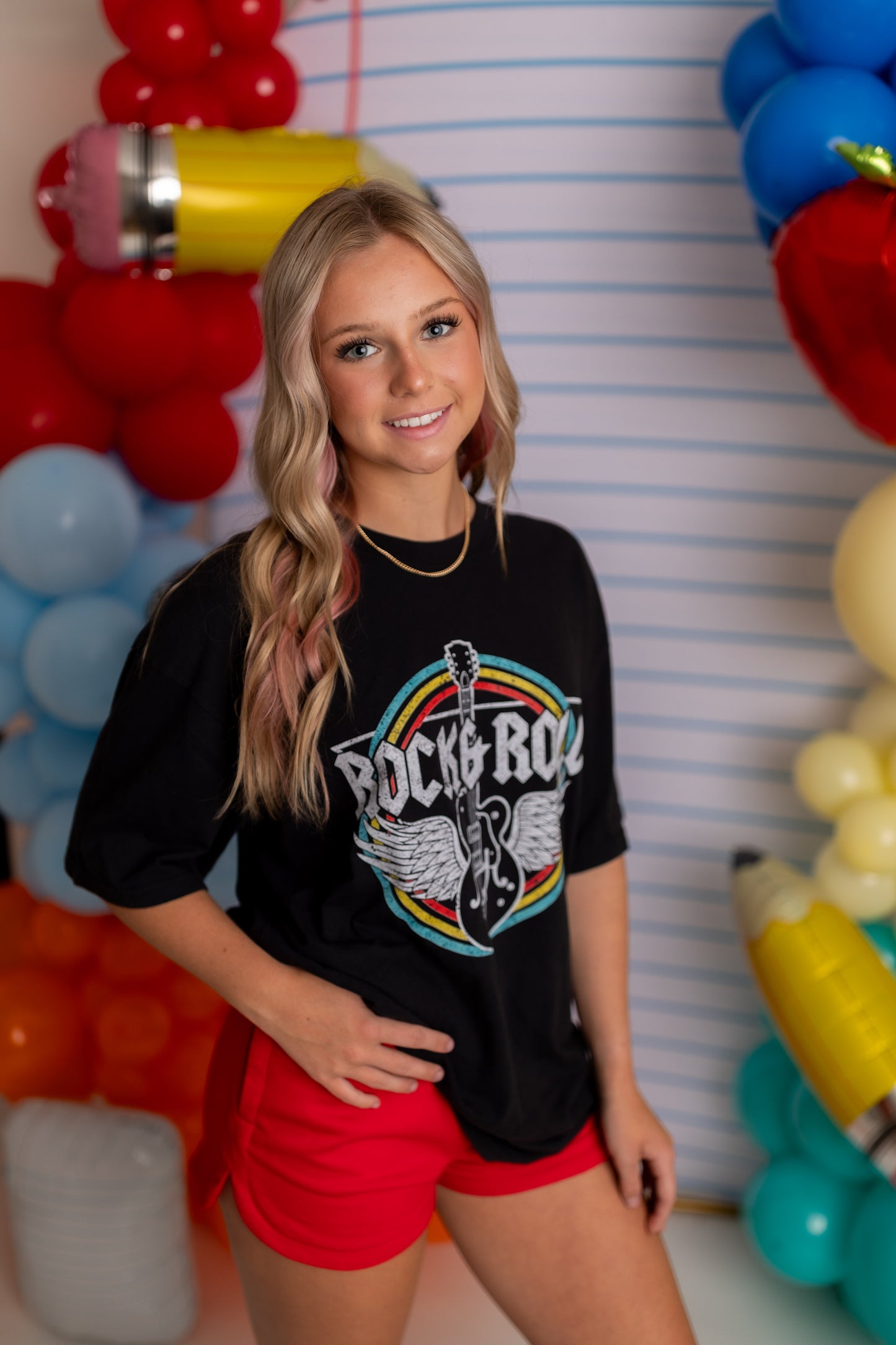 Rock & Roll Comfort Colors Graphic Tee