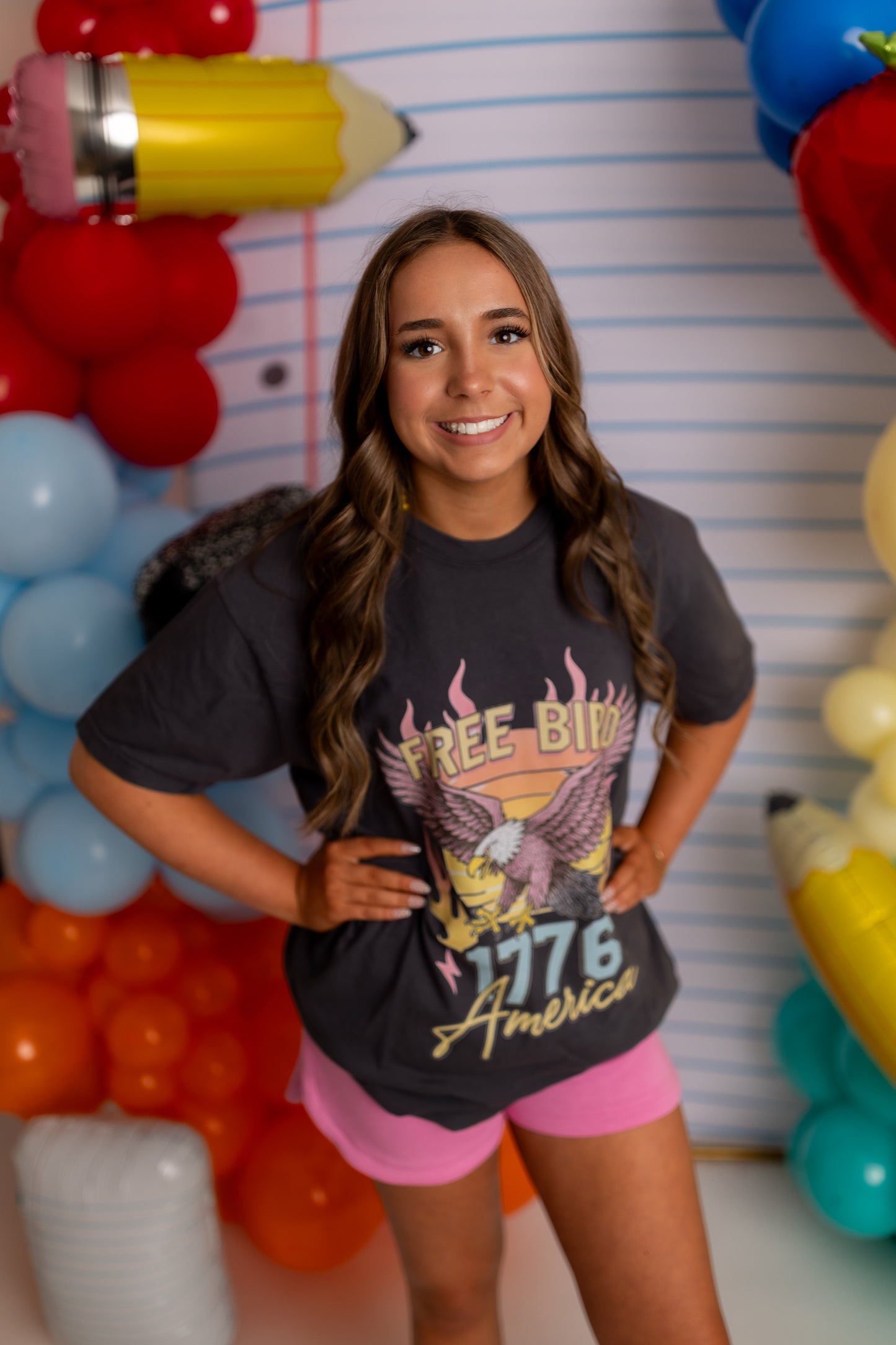 Free Bird 1776 Comfort Colors Graphic Tee