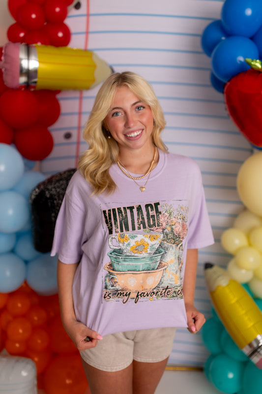 Vintage Is My Favorite Comfort Colors Graphic Tee