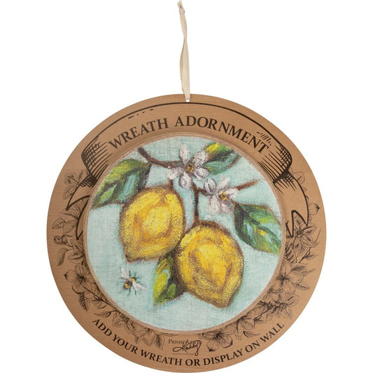 Lemon Wreath Insert