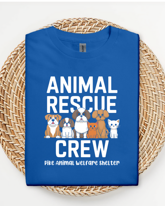 PAWS Animal Rescue Crew Fundraiser T-Shirt & Crewneck