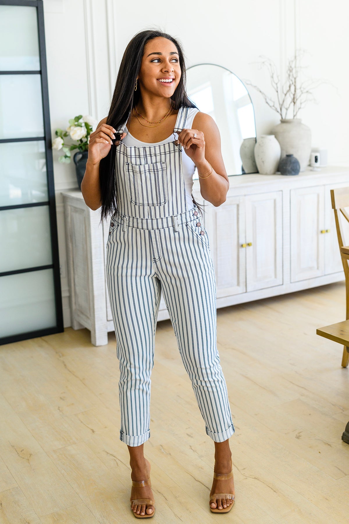 Judy Blue Stripe Overalls