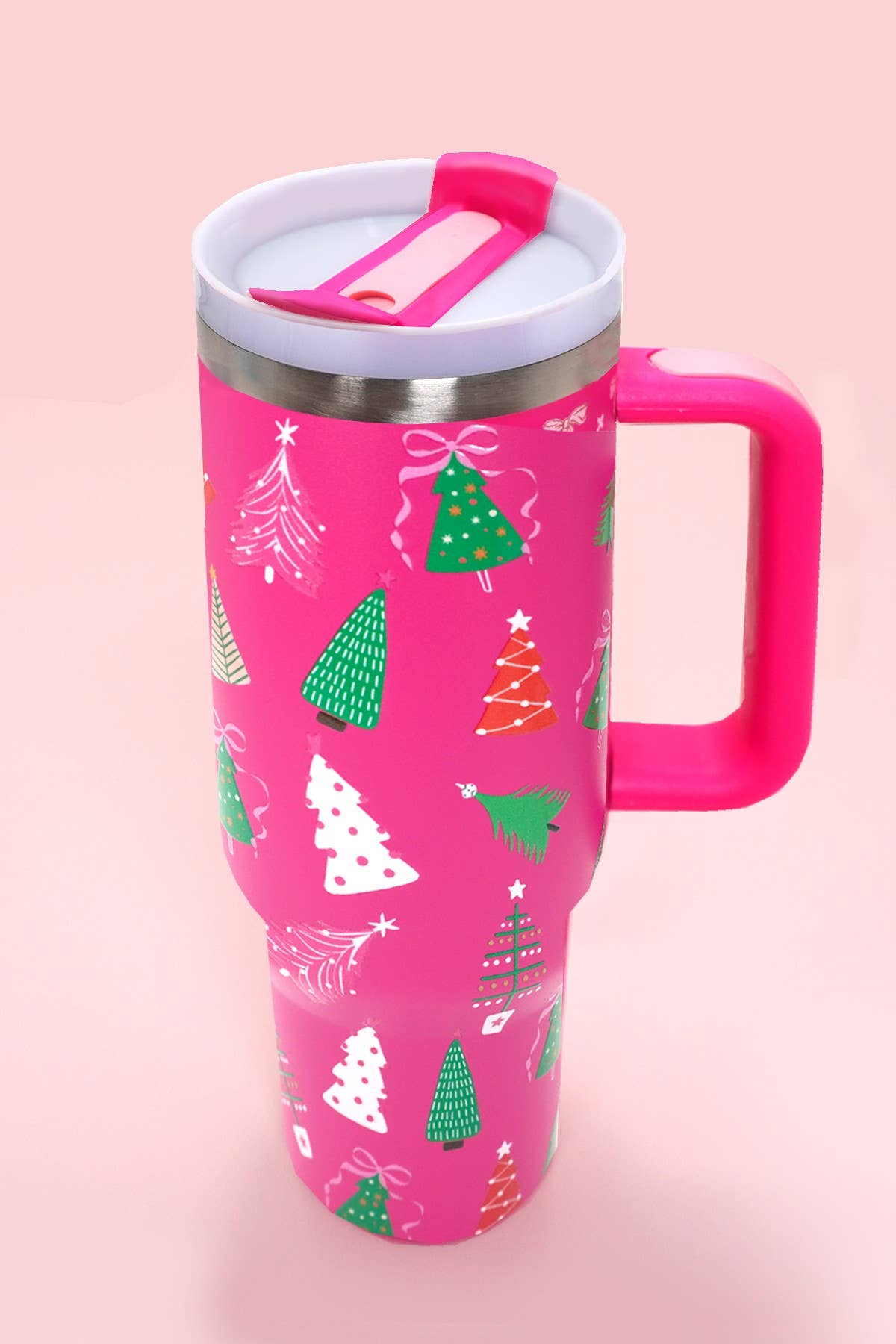 40 oz Christmas Tumblers – Insulated Stainless Steel Cup (Two Holiday Styles)