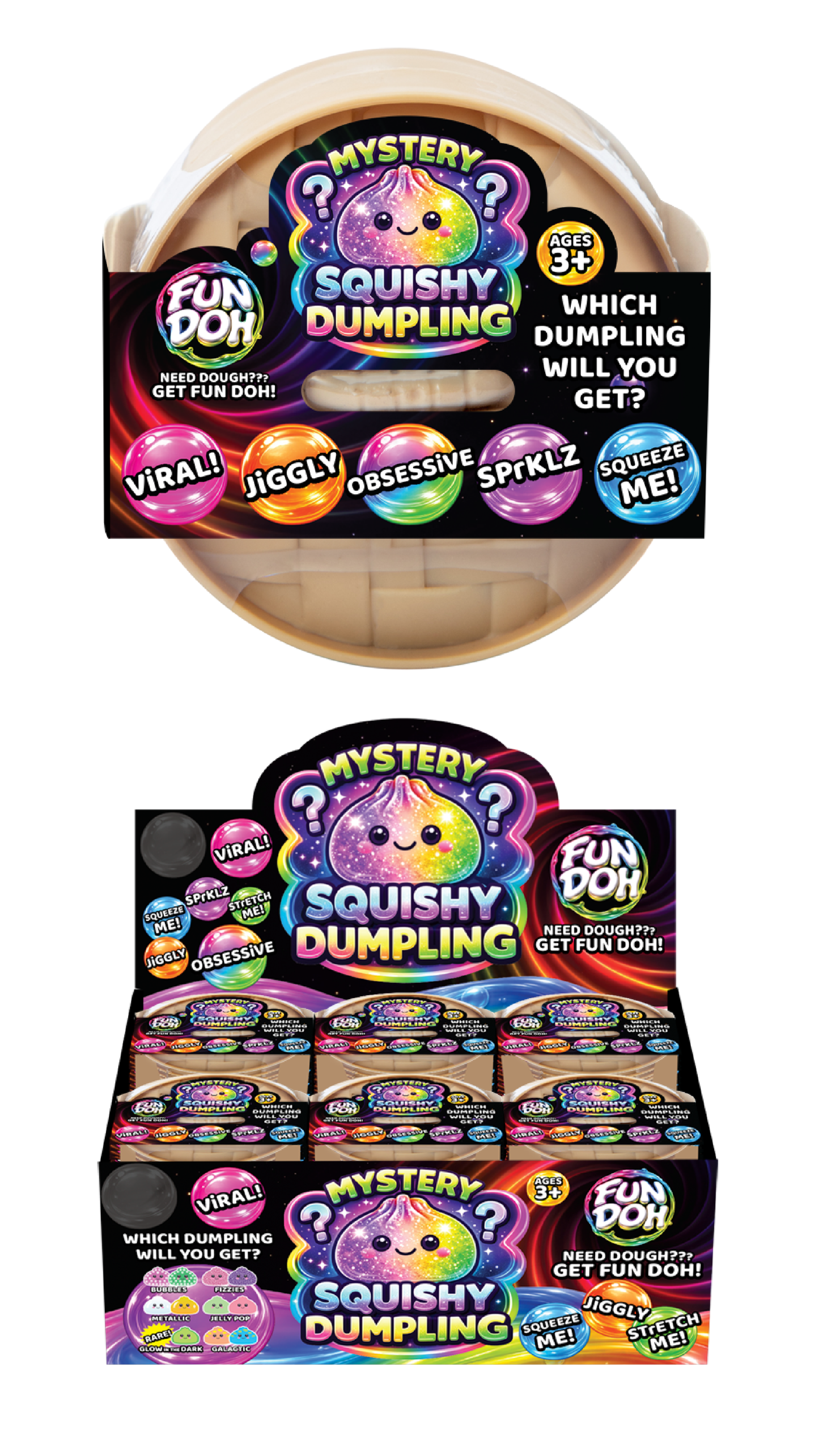 Fun Doh Mystery Dumpling Squishies