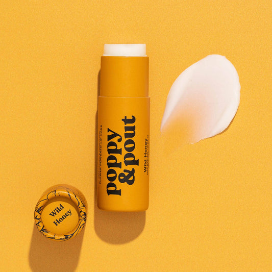 Wild Honey Lip Balm – 100% Natural Hydrating Lip Care by Poppy & Pout